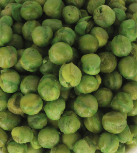 Roasted Green Peas with Salt