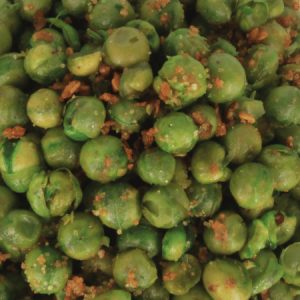 Roasted Green Peas with Chilli Garlic