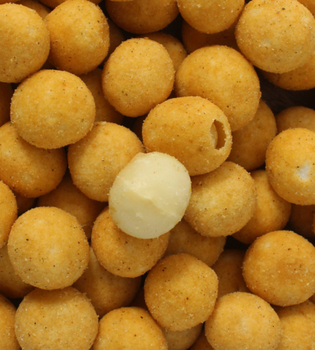 Roasted Macadamia Nuts with Tom Yum Flavor
